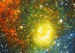 an astronaut in a room full of equipment